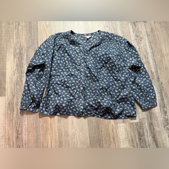 Lucky Brand Tops - Lucky Brand Women's Floral Button-Up Top, Size Small, 100% Cotton, Lightweight
